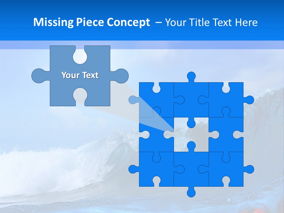 Surfing Shark PowerPoint Template