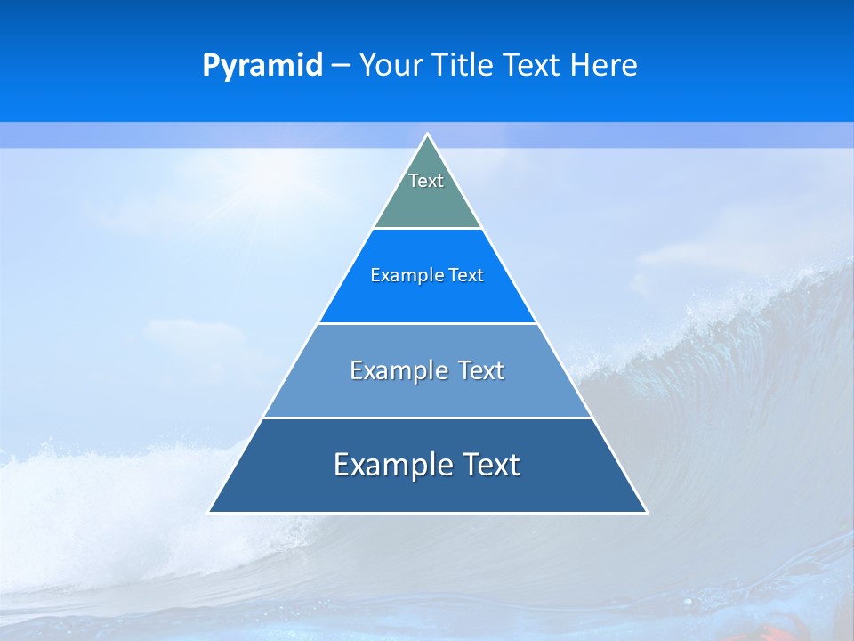Surfing Shark PowerPoint Template