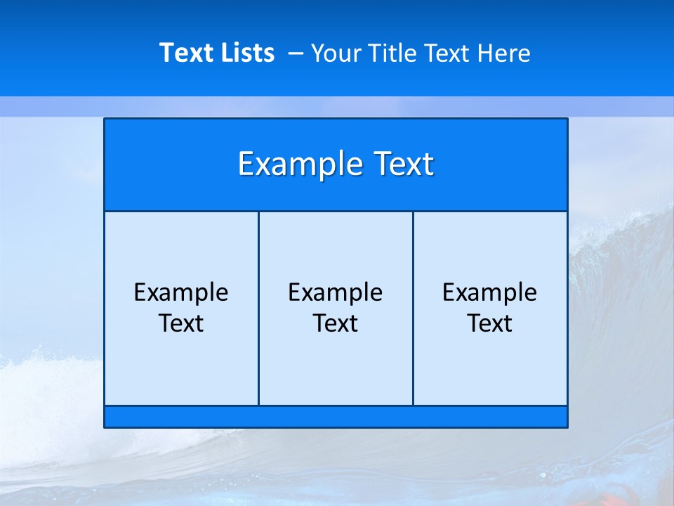 Surfing Shark PowerPoint Template