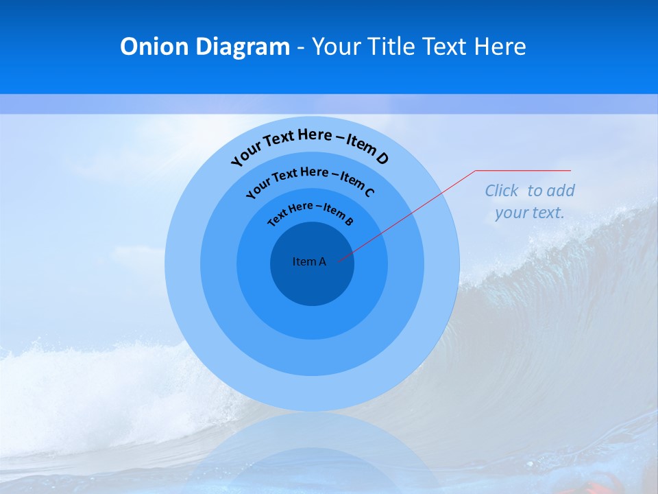 Surfing Shark PowerPoint Template