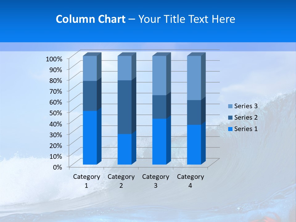 Surfing Shark PowerPoint Template