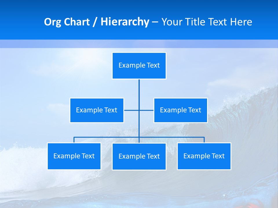 Surfing Shark PowerPoint Template