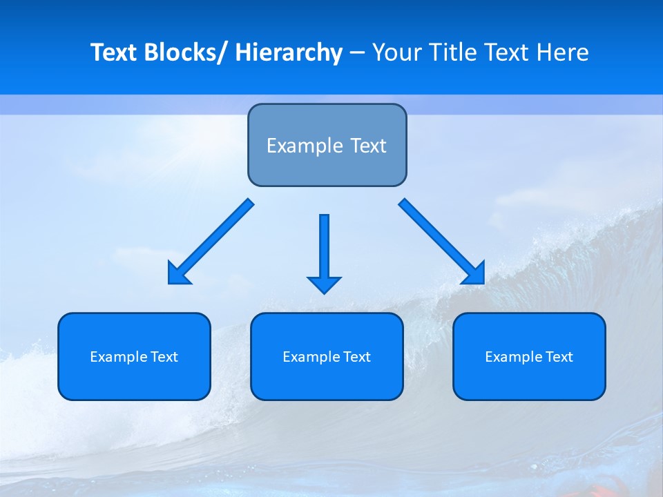 Surfing Shark PowerPoint Template