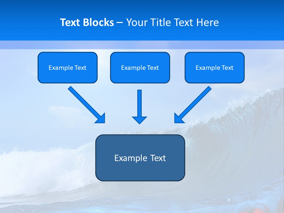 Surfing Shark PowerPoint Template