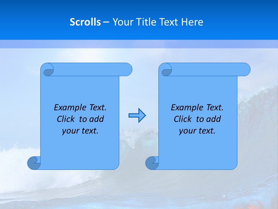 Surfing Shark PowerPoint Template