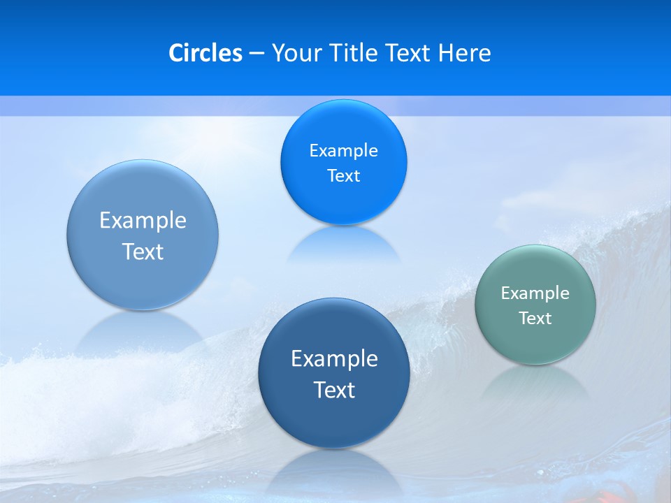 Surfing Shark PowerPoint Template