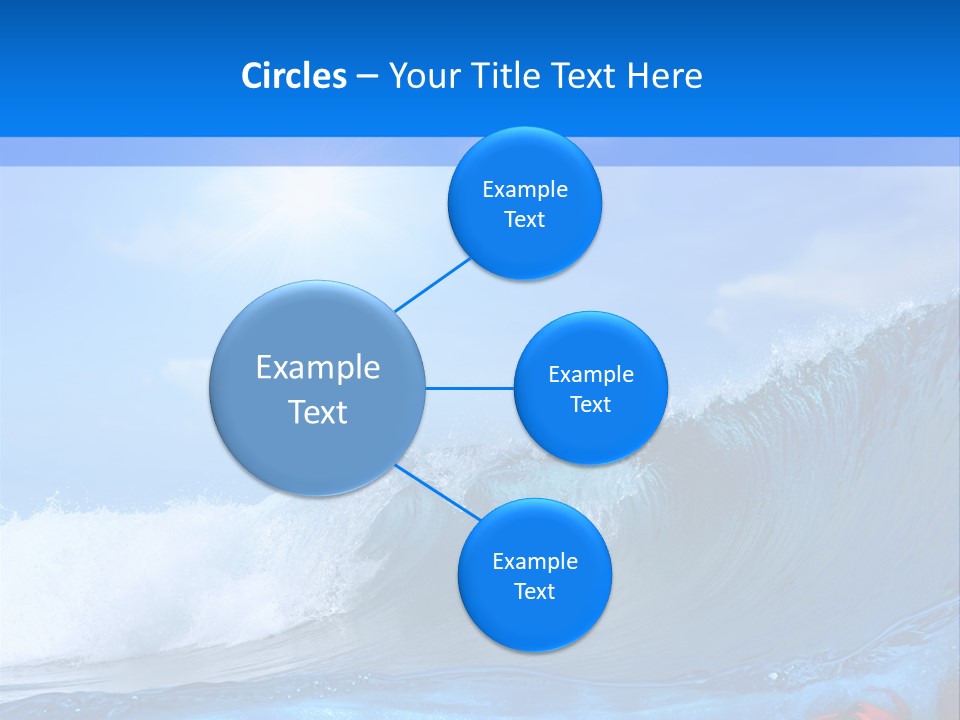 Surfing Shark PowerPoint Template