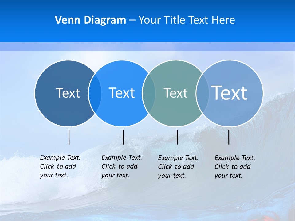 Surfing Shark PowerPoint Template