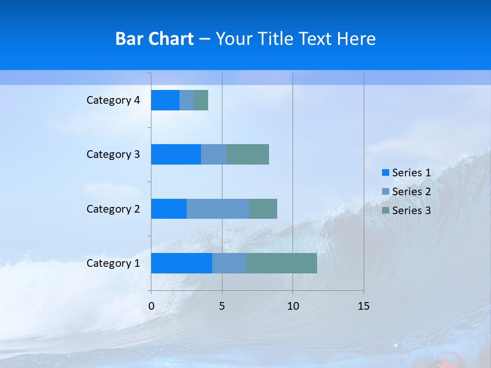 Surfing Shark PowerPoint Template