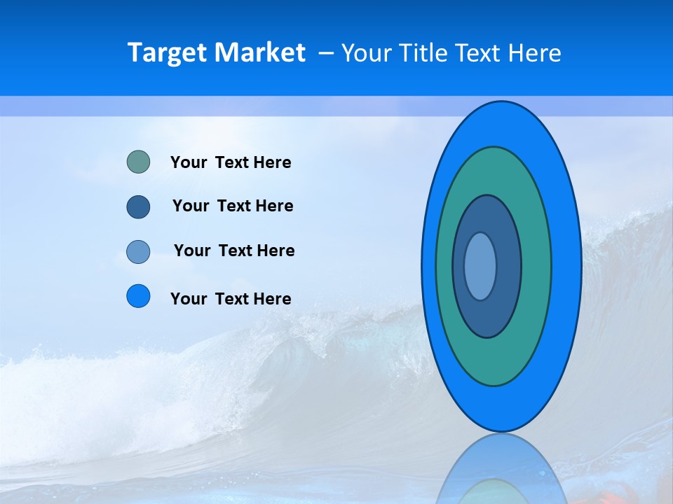 Surfing Shark PowerPoint Template