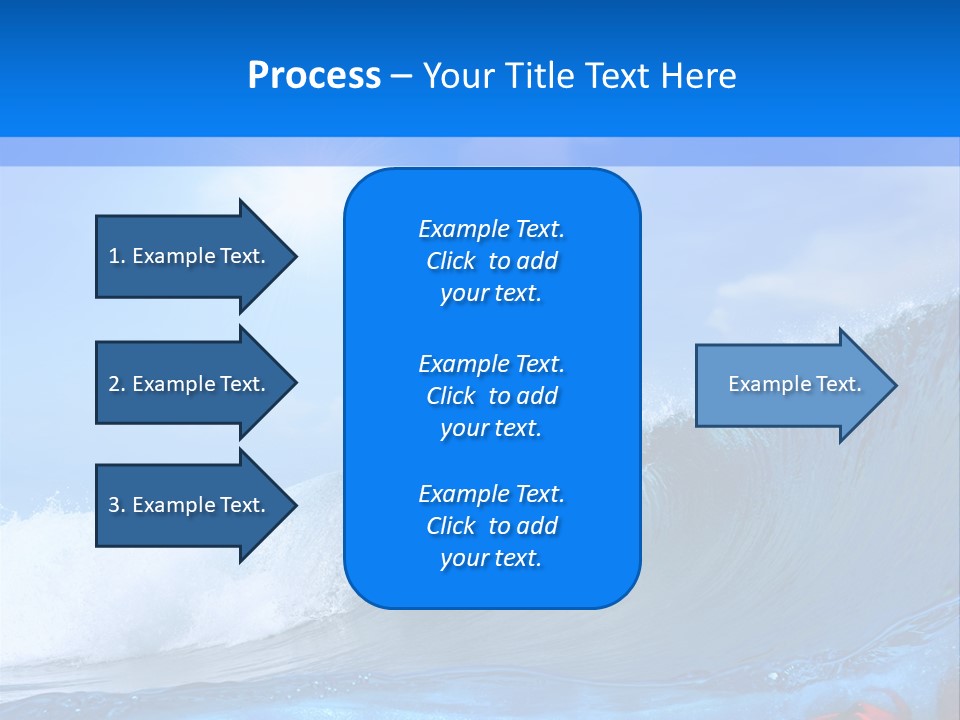 Surfing Shark PowerPoint Template