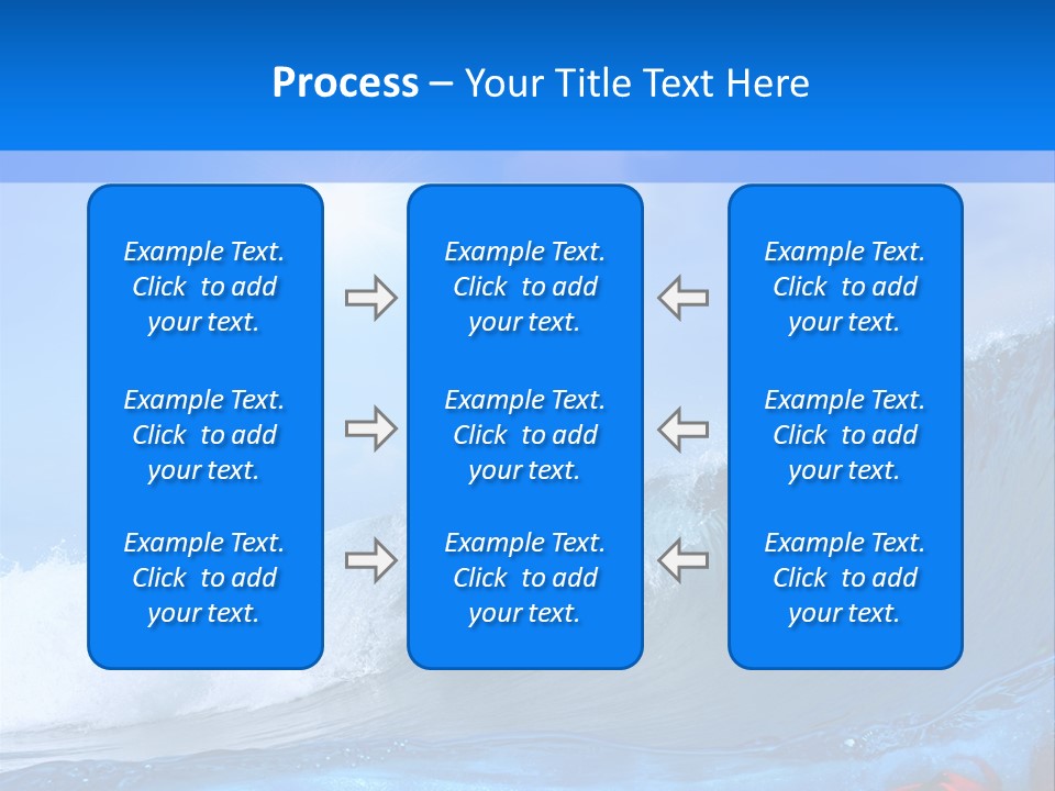 Surfing Shark PowerPoint Template