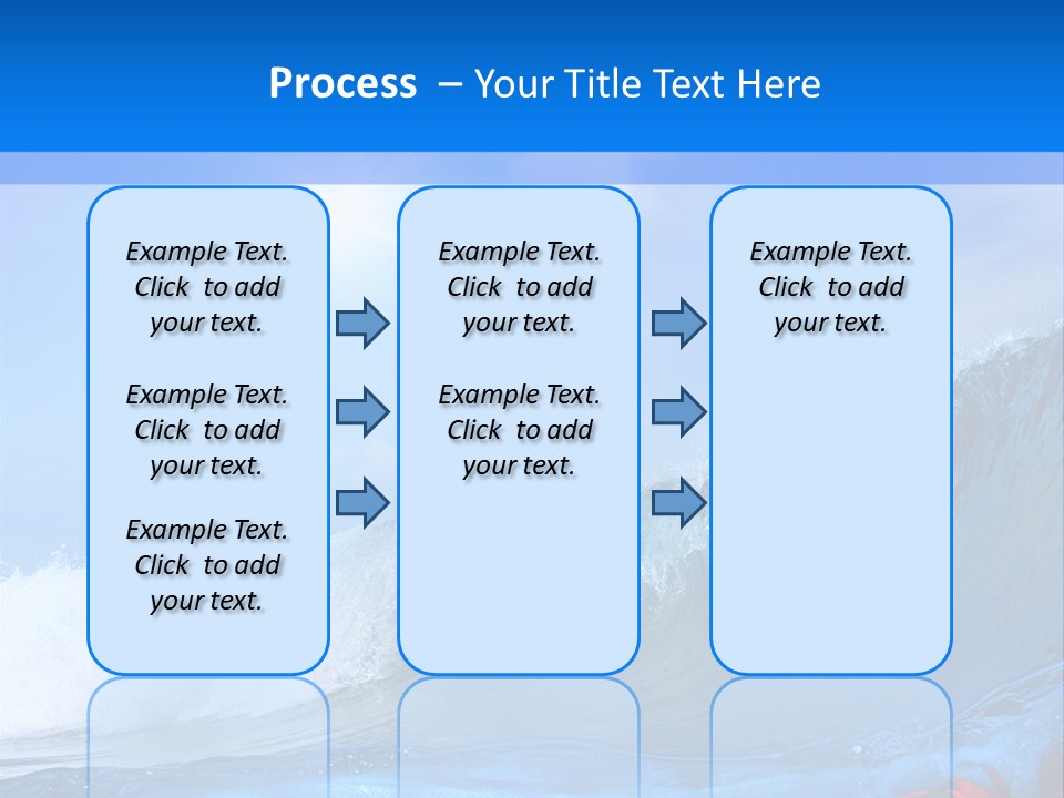 Surfing Shark PowerPoint Template