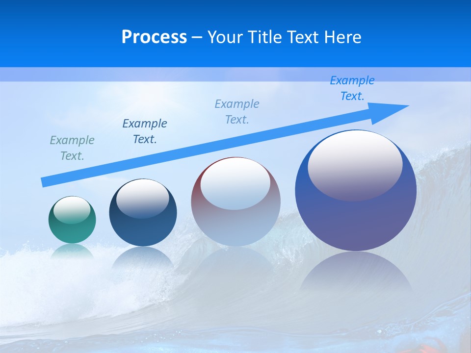 Surfing Shark PowerPoint Template