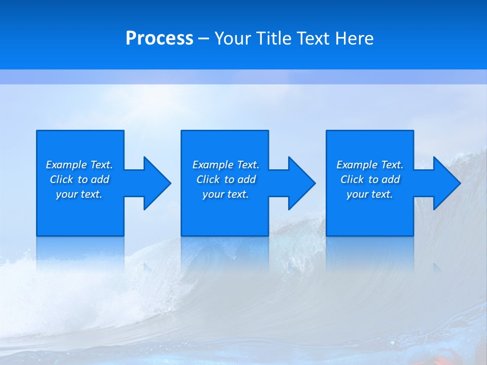 Surfing Shark PowerPoint Template