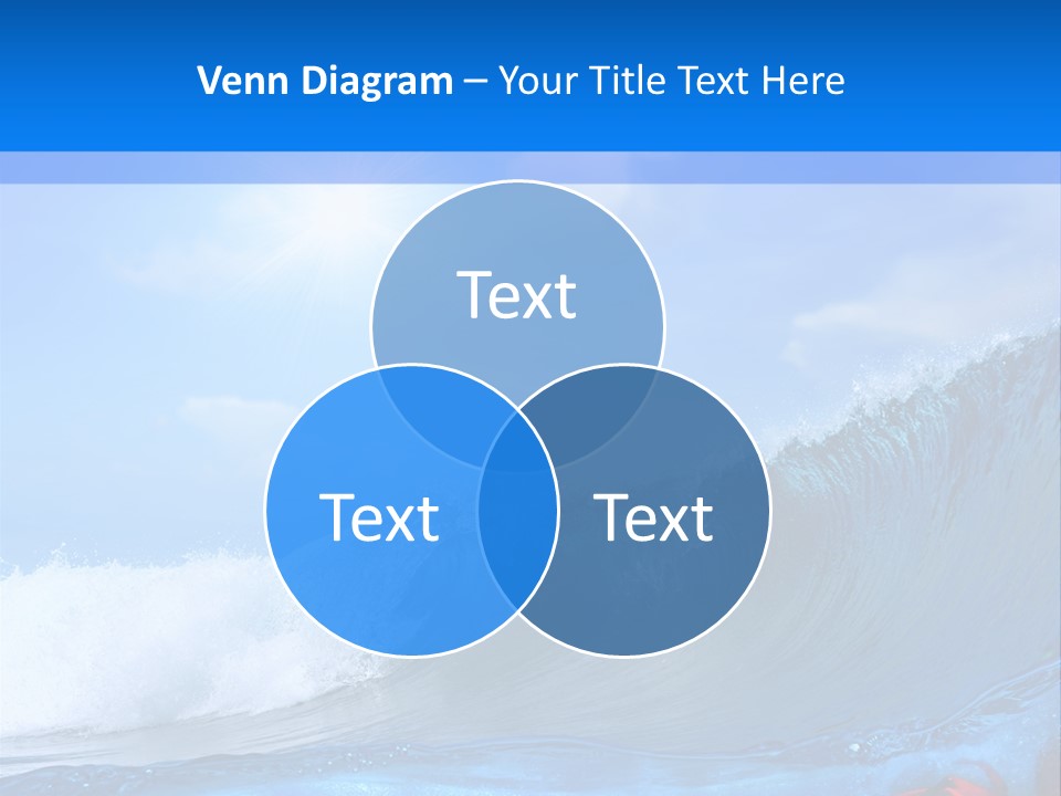 Surfing Shark PowerPoint Template