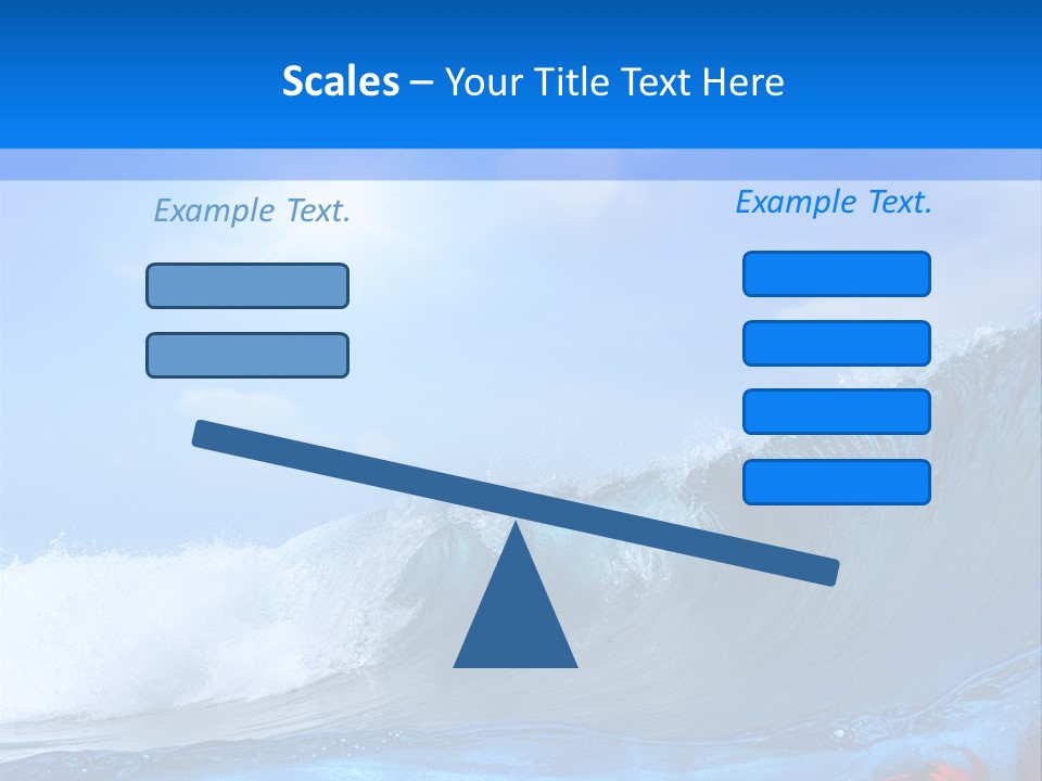 Surfing Shark PowerPoint Template