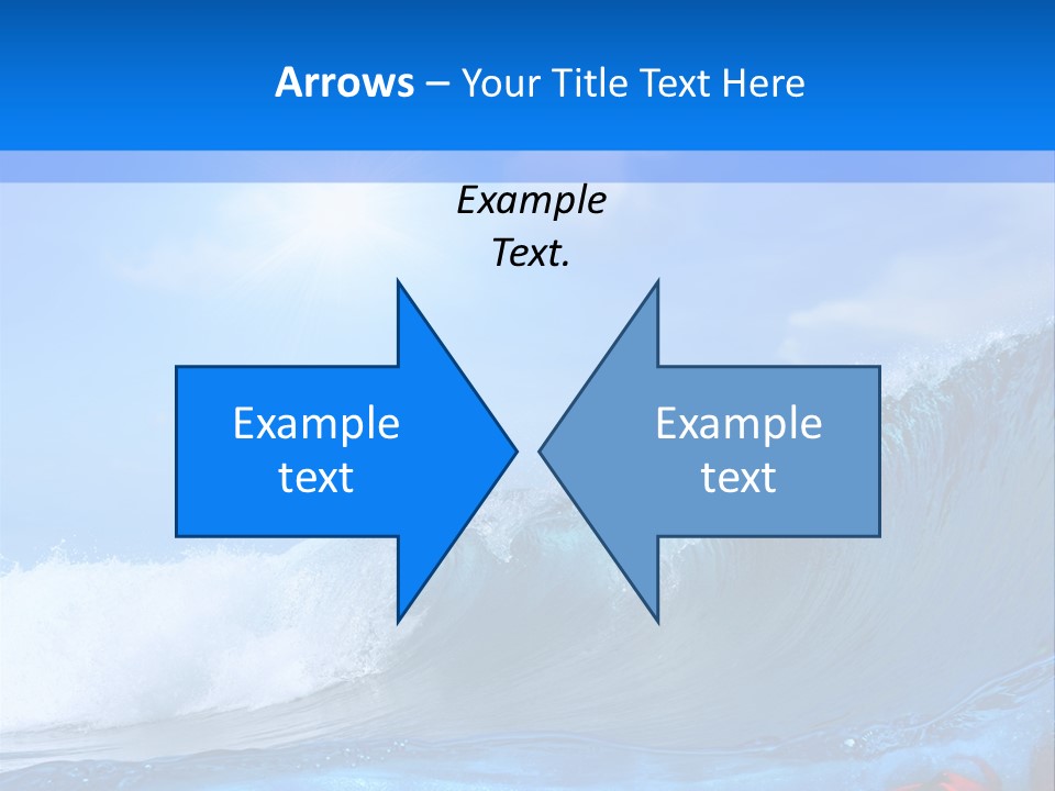 Surfing Shark PowerPoint Template