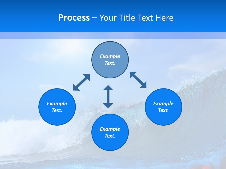 Surfing Shark PowerPoint Template