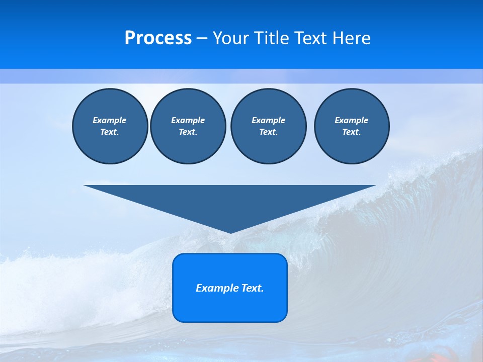 Surfing Shark PowerPoint Template