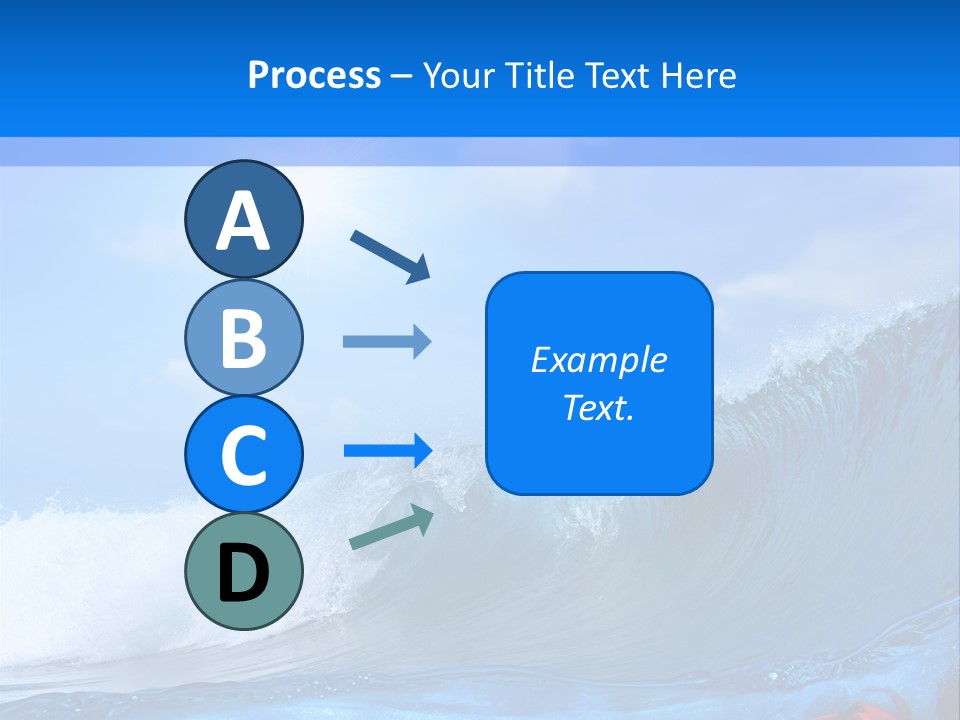 Surfing Shark PowerPoint Template