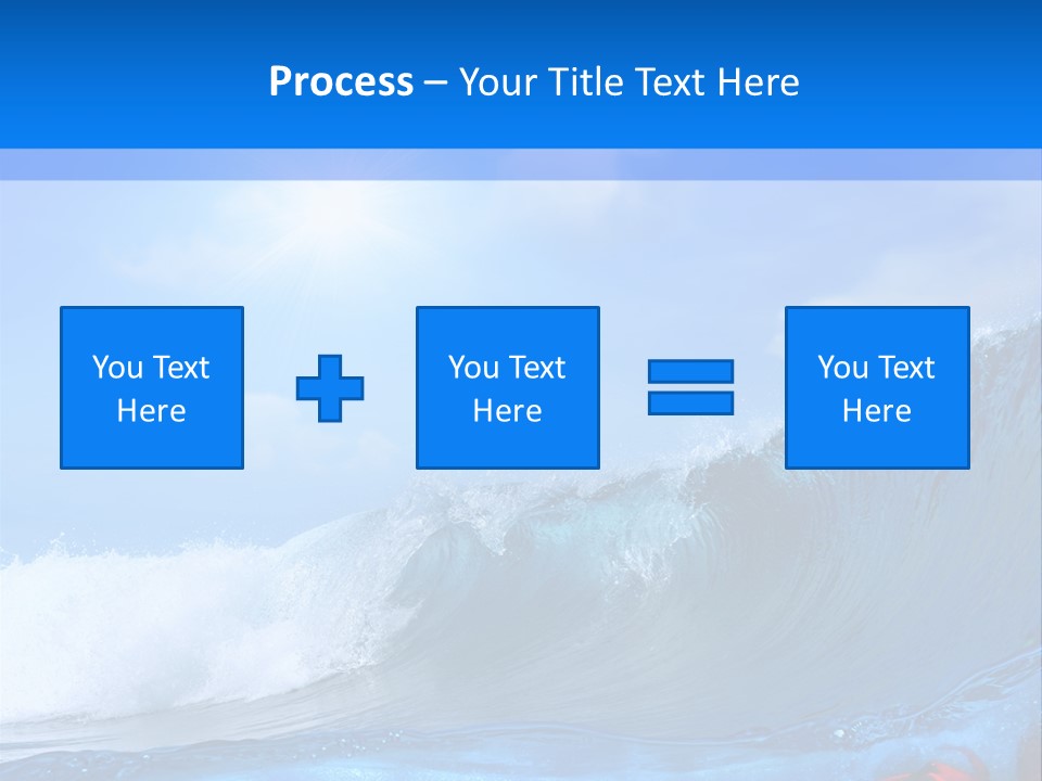 Surfing Shark PowerPoint Template