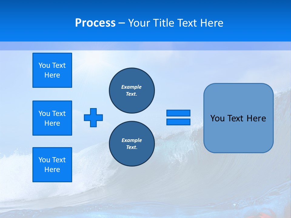 Surfing Shark PowerPoint Template