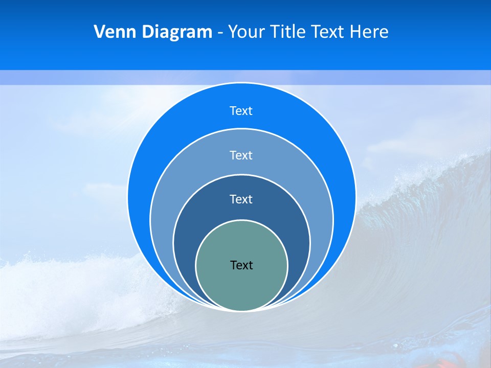 Surfing Shark PowerPoint Template