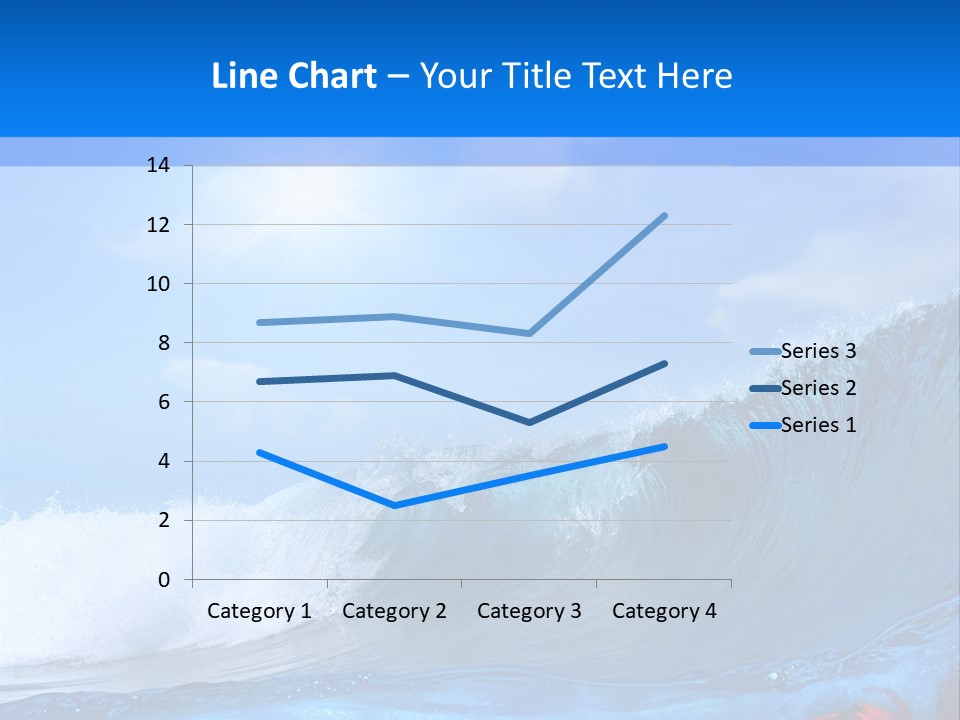 Surfing Shark PowerPoint Template