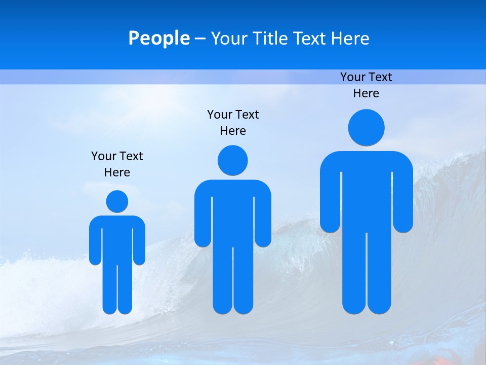 Surfing Shark PowerPoint Template