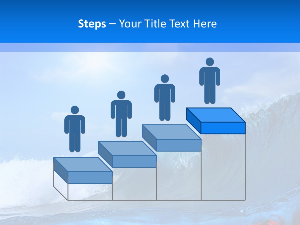 Surfing Shark PowerPoint Template