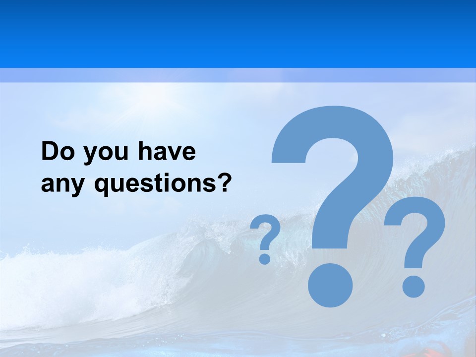 Surfing Shark PowerPoint Template