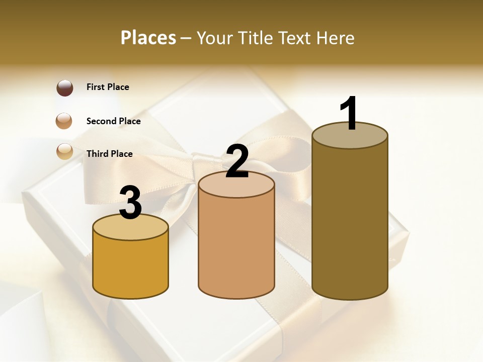 Symbol Ribbon Romantic PowerPoint Template