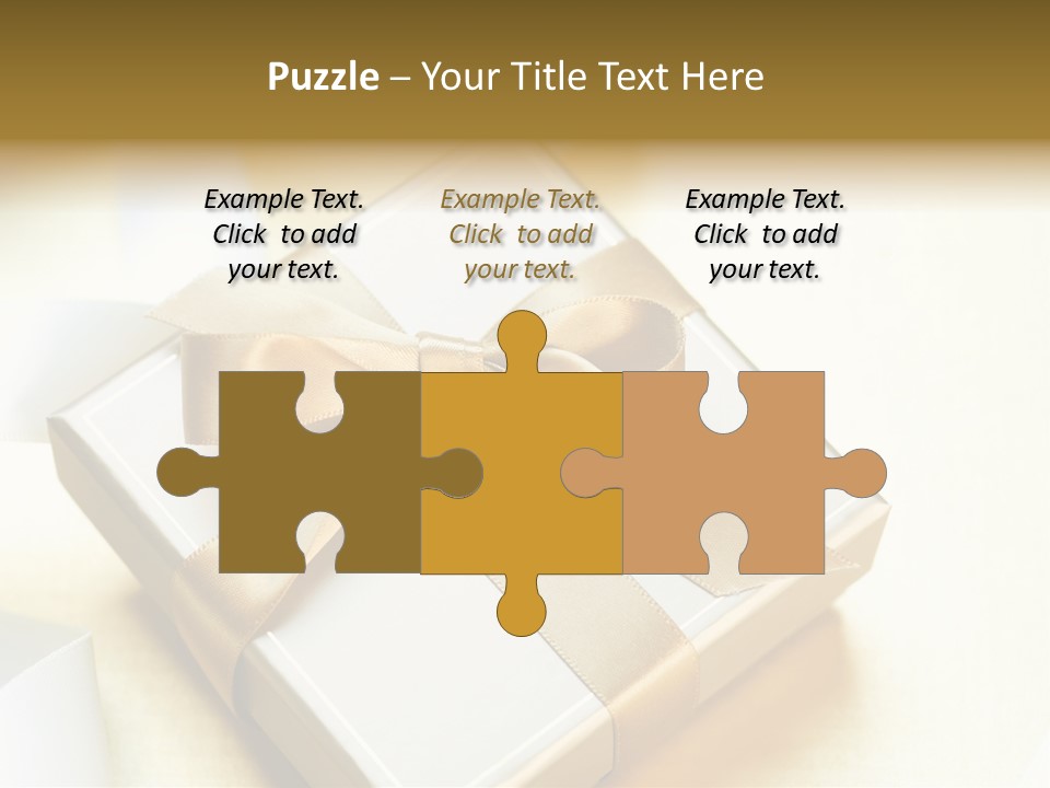 Symbol Ribbon Romantic PowerPoint Template