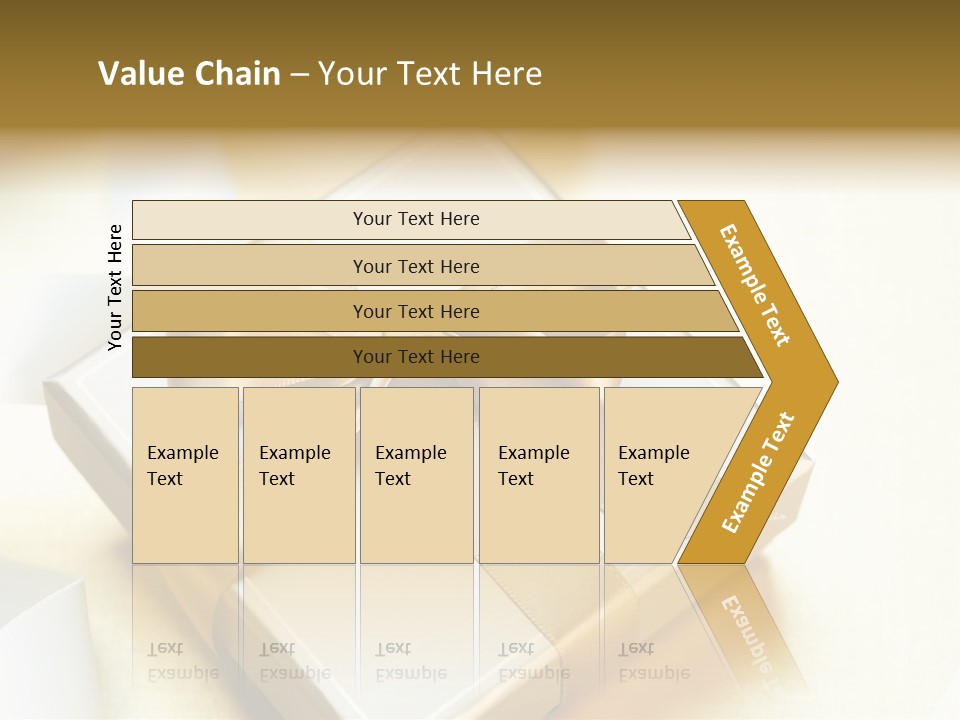 Symbol Ribbon Romantic PowerPoint Template