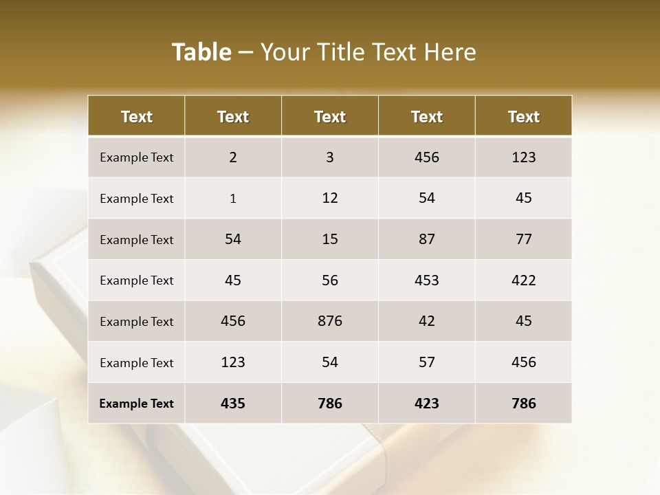 Symbol Ribbon Romantic PowerPoint Template