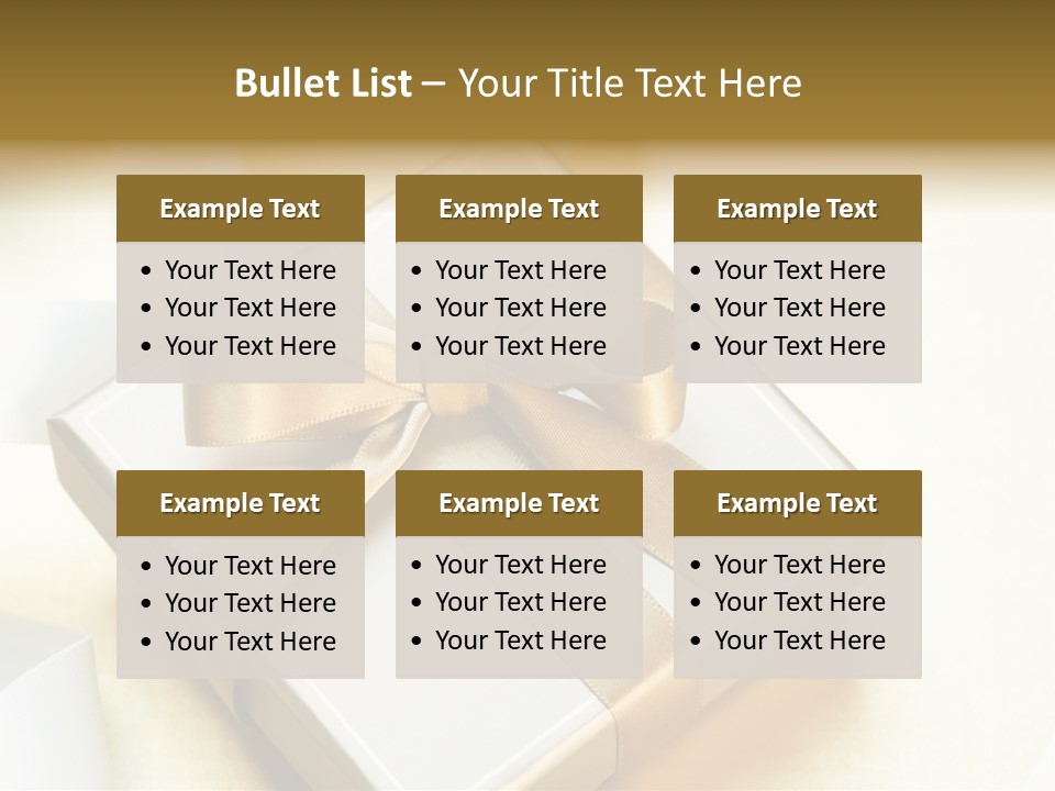 Symbol Ribbon Romantic PowerPoint Template