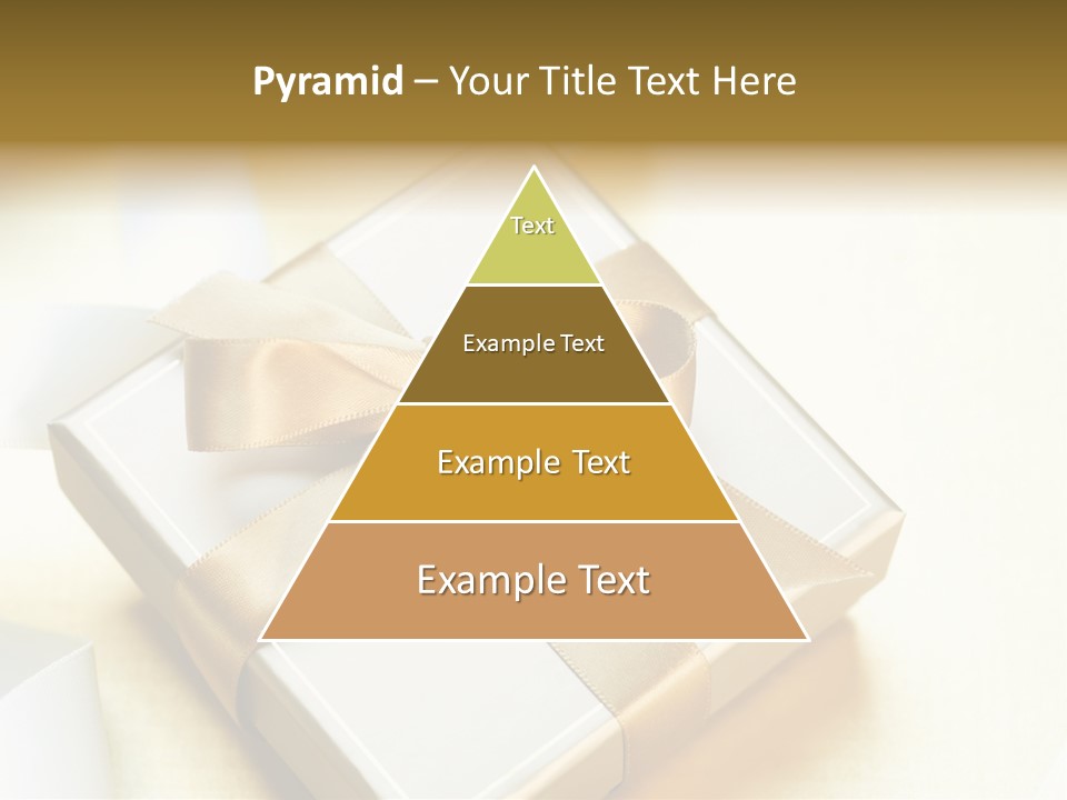 Symbol Ribbon Romantic PowerPoint Template