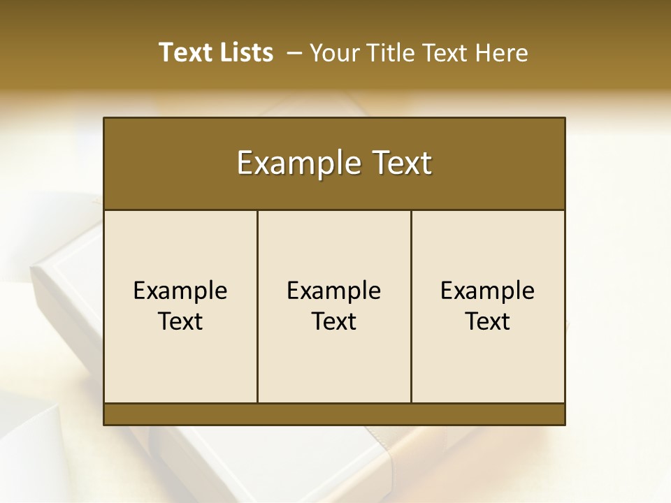 Symbol Ribbon Romantic PowerPoint Template