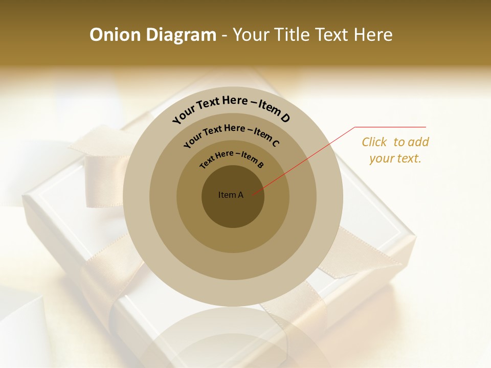 Symbol Ribbon Romantic PowerPoint Template