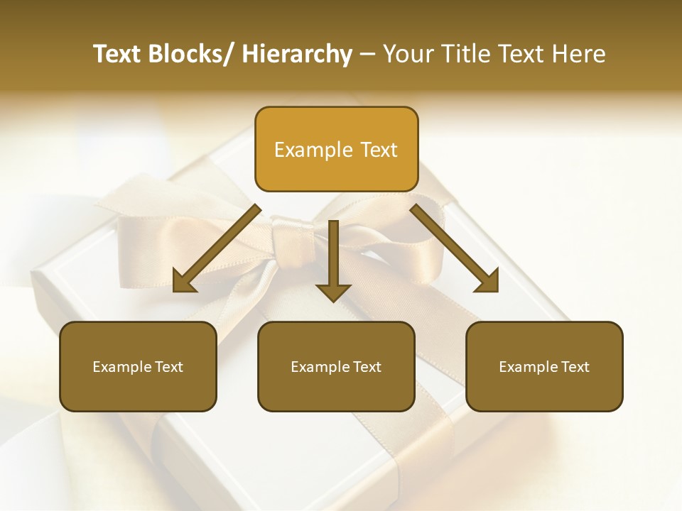 Symbol Ribbon Romantic PowerPoint Template