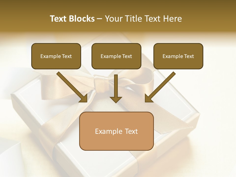 Symbol Ribbon Romantic PowerPoint Template