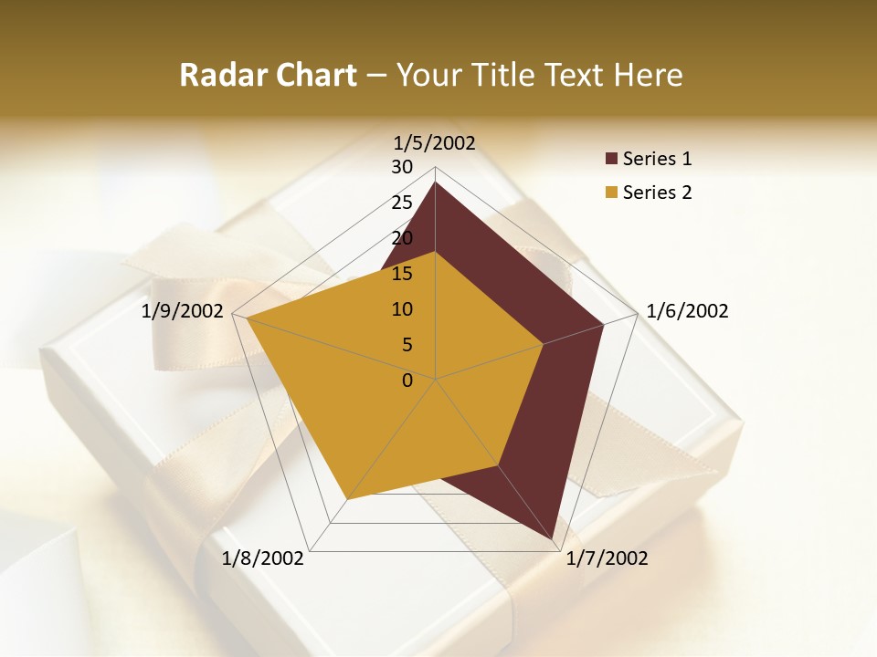 Symbol Ribbon Romantic PowerPoint Template