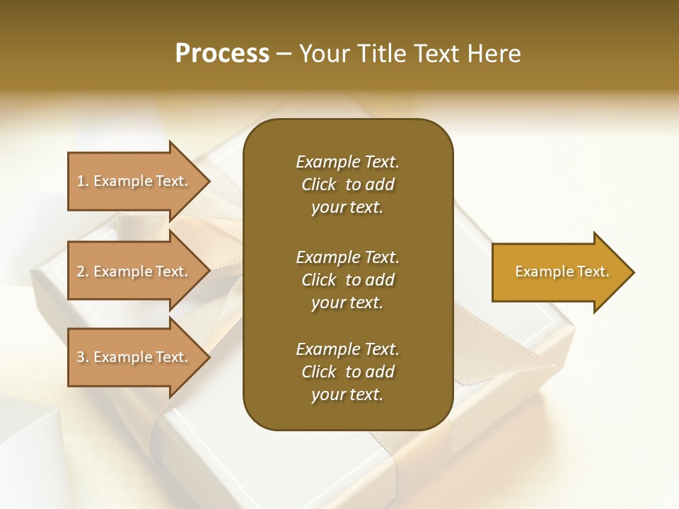 Symbol Ribbon Romantic PowerPoint Template
