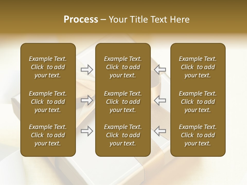 Symbol Ribbon Romantic PowerPoint Template