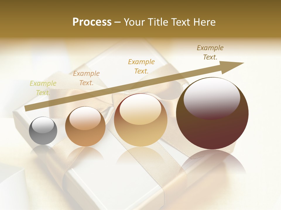 Symbol Ribbon Romantic PowerPoint Template