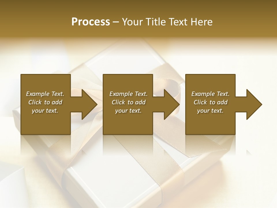 Symbol Ribbon Romantic PowerPoint Template