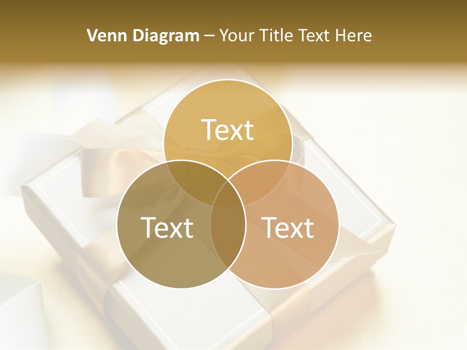 Symbol Ribbon Romantic PowerPoint Template