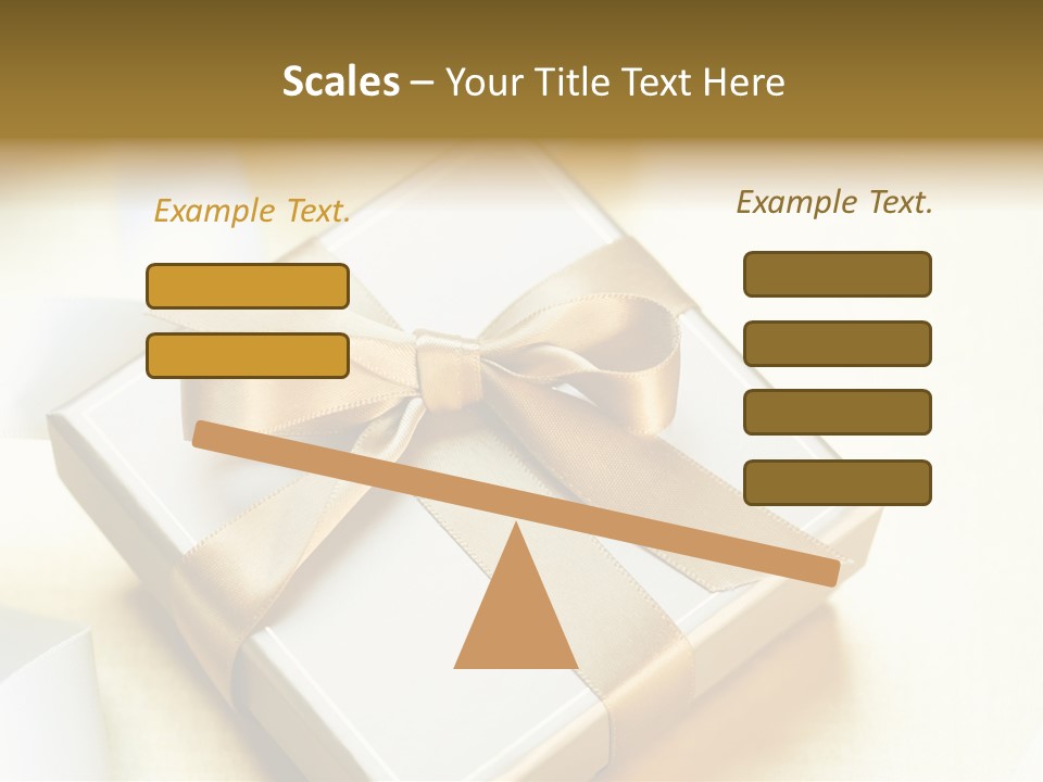 Symbol Ribbon Romantic PowerPoint Template