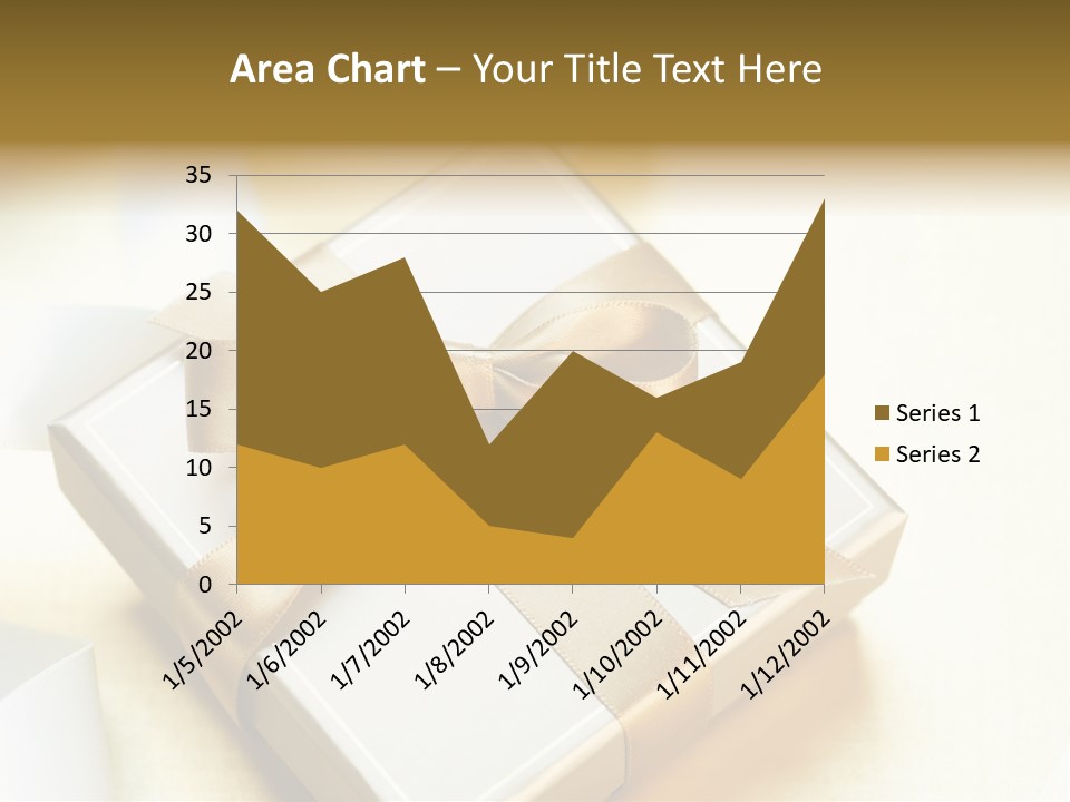 Symbol Ribbon Romantic PowerPoint Template